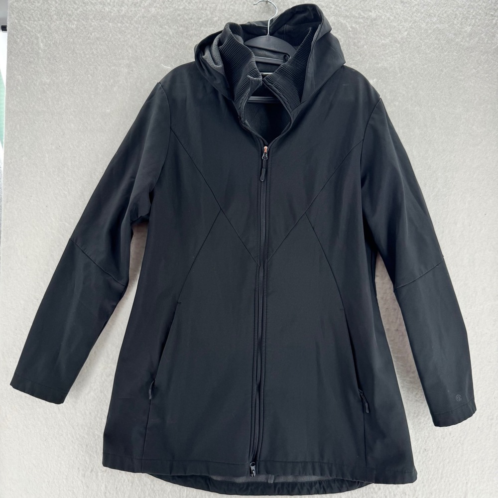 Champion - C9 Softshell Fleece Lined Hooded Jacket - Black - XL - Mens